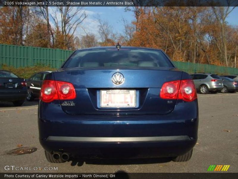 Shadow Blue Metallic / Anthracite Black 2006 Volkswagen Jetta 2.5 Sedan