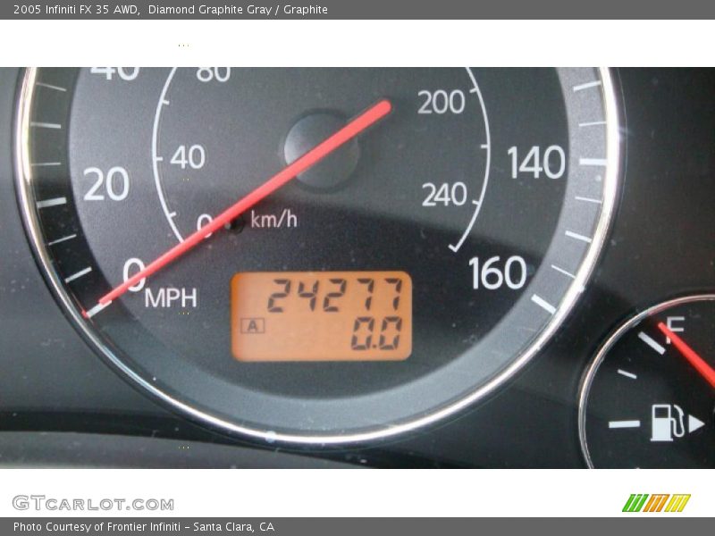 Diamond Graphite Gray / Graphite 2005 Infiniti FX 35 AWD