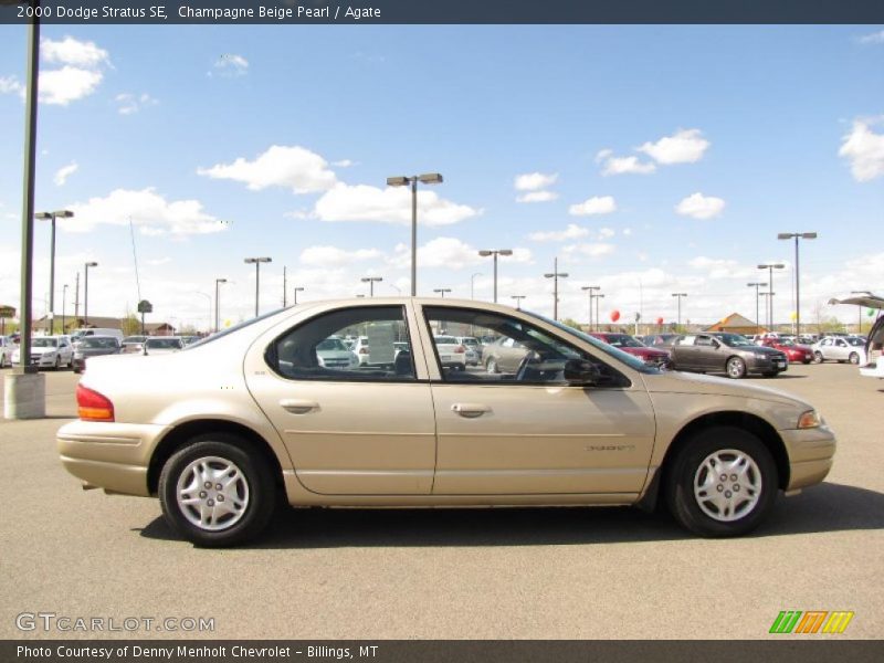 Champagne Beige Pearl / Agate 2000 Dodge Stratus SE