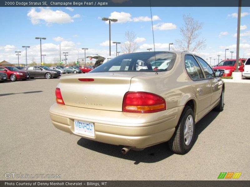 Champagne Beige Pearl / Agate 2000 Dodge Stratus SE