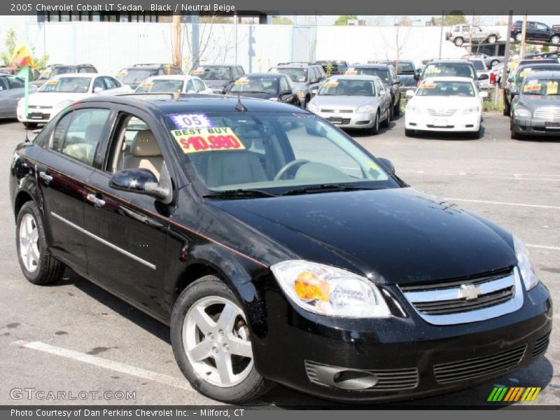 Black / Neutral Beige 2005 Chevrolet Cobalt LT Sedan