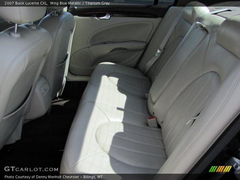 Ming Blue Metallic / Titanium Gray 2007 Buick Lucerne CXL