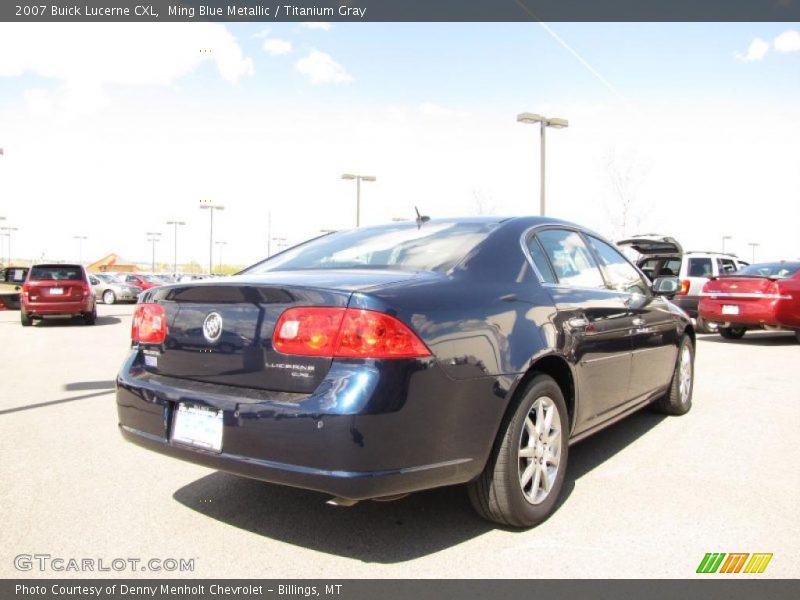 Ming Blue Metallic / Titanium Gray 2007 Buick Lucerne CXL