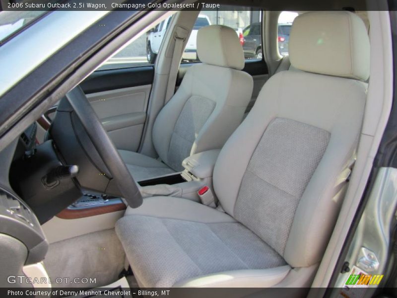 Champagne Gold Opalescent / Taupe 2006 Subaru Outback 2.5i Wagon