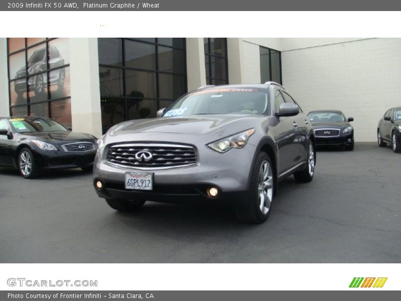 Platinum Graphite / Wheat 2009 Infiniti FX 50 AWD