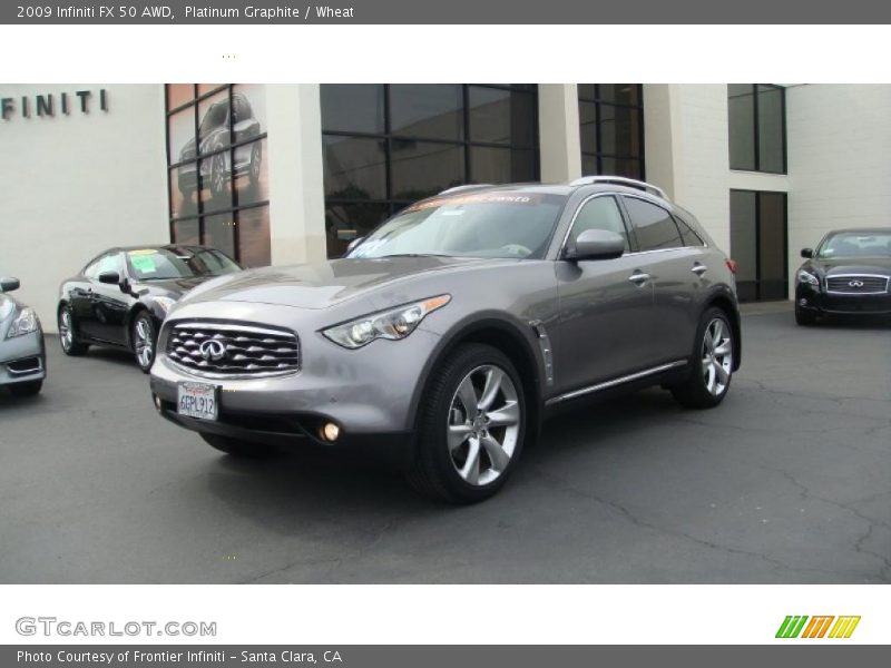 Platinum Graphite / Wheat 2009 Infiniti FX 50 AWD