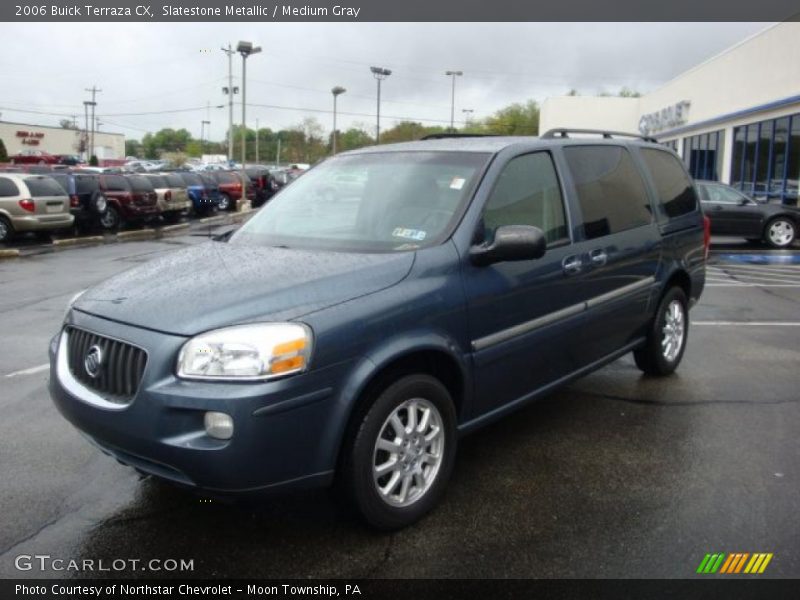 Slatestone Metallic / Medium Gray 2006 Buick Terraza CX