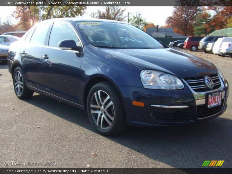 Shadow Blue Metallic / Anthracite Black 2006 Volkswagen Jetta 2.5 Sedan