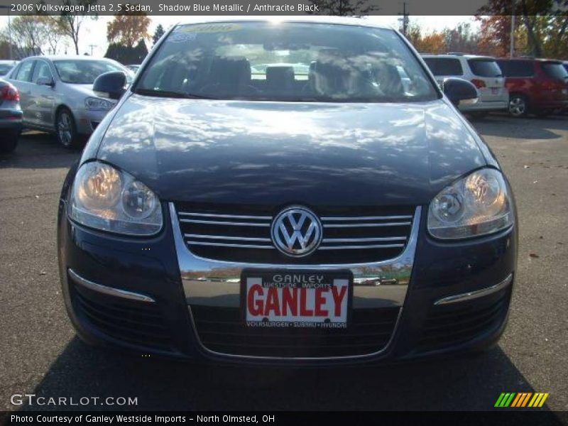 Shadow Blue Metallic / Anthracite Black 2006 Volkswagen Jetta 2.5 Sedan