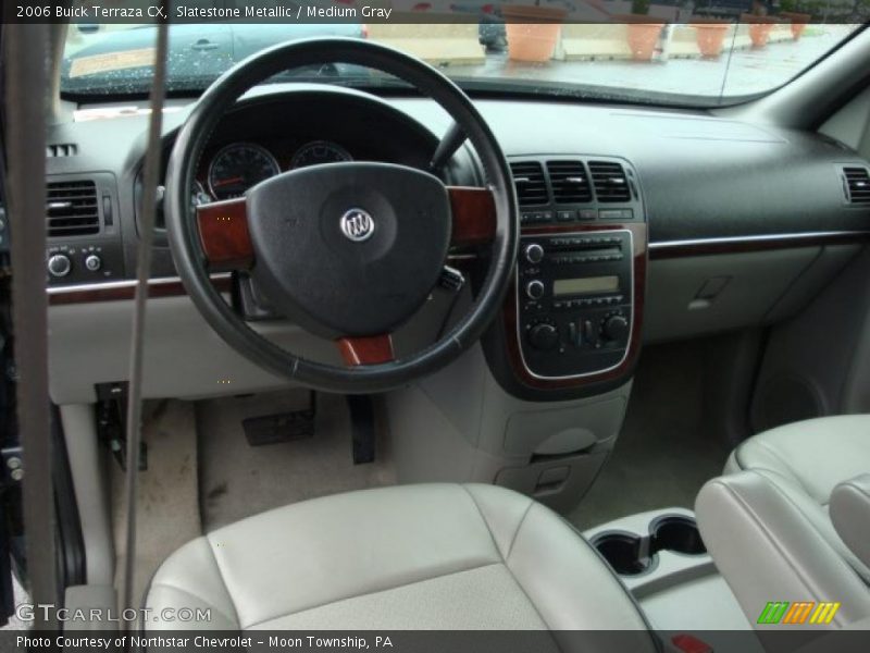 Slatestone Metallic / Medium Gray 2006 Buick Terraza CX