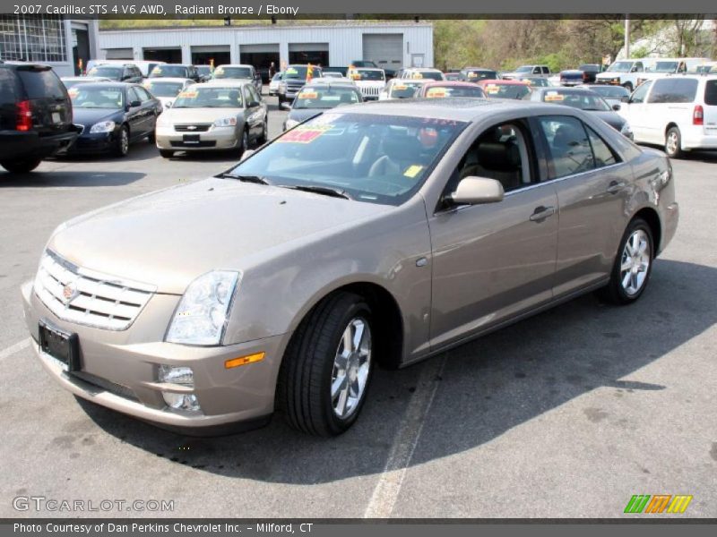 Radiant Bronze / Ebony 2007 Cadillac STS 4 V6 AWD