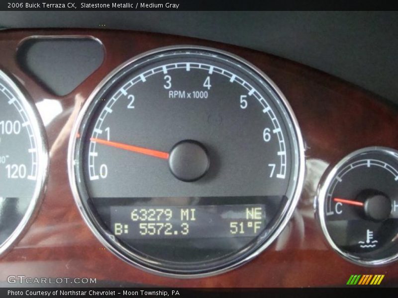 Slatestone Metallic / Medium Gray 2006 Buick Terraza CX