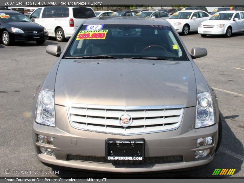 Radiant Bronze / Ebony 2007 Cadillac STS 4 V6 AWD