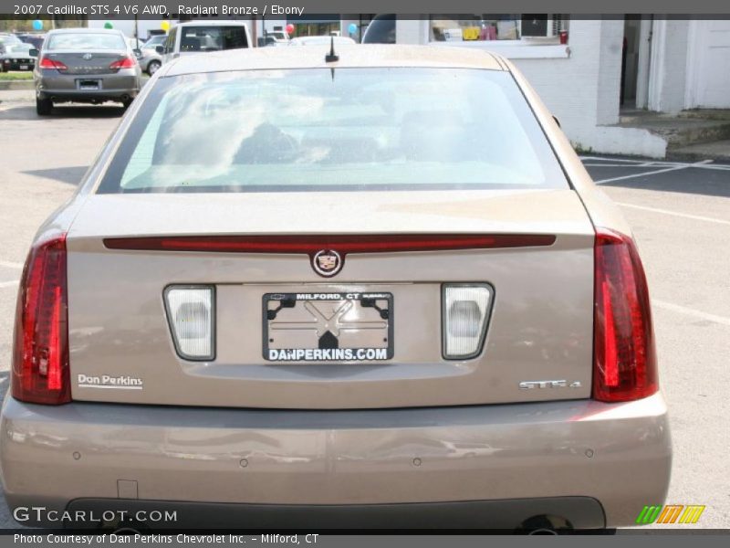 Radiant Bronze / Ebony 2007 Cadillac STS 4 V6 AWD