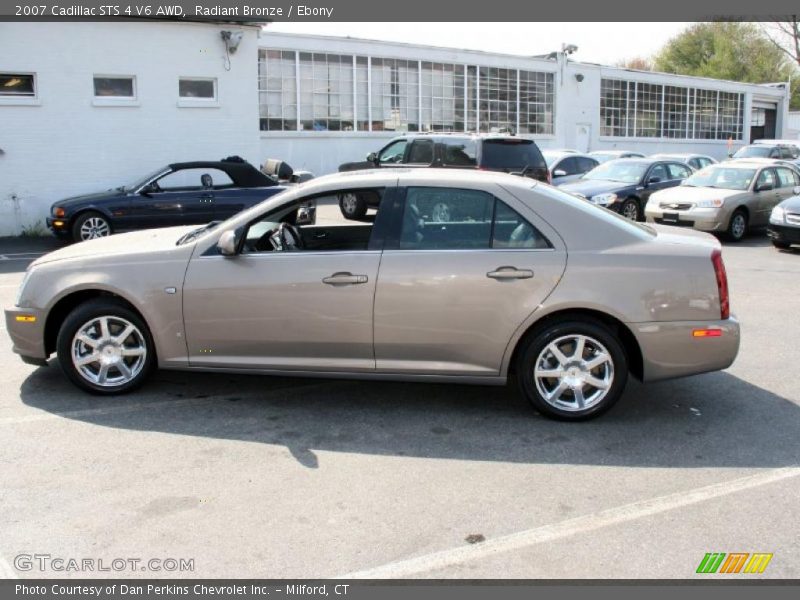 Radiant Bronze / Ebony 2007 Cadillac STS 4 V6 AWD