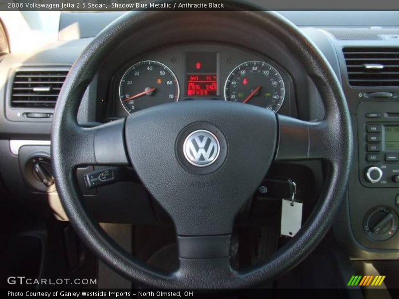 Shadow Blue Metallic / Anthracite Black 2006 Volkswagen Jetta 2.5 Sedan