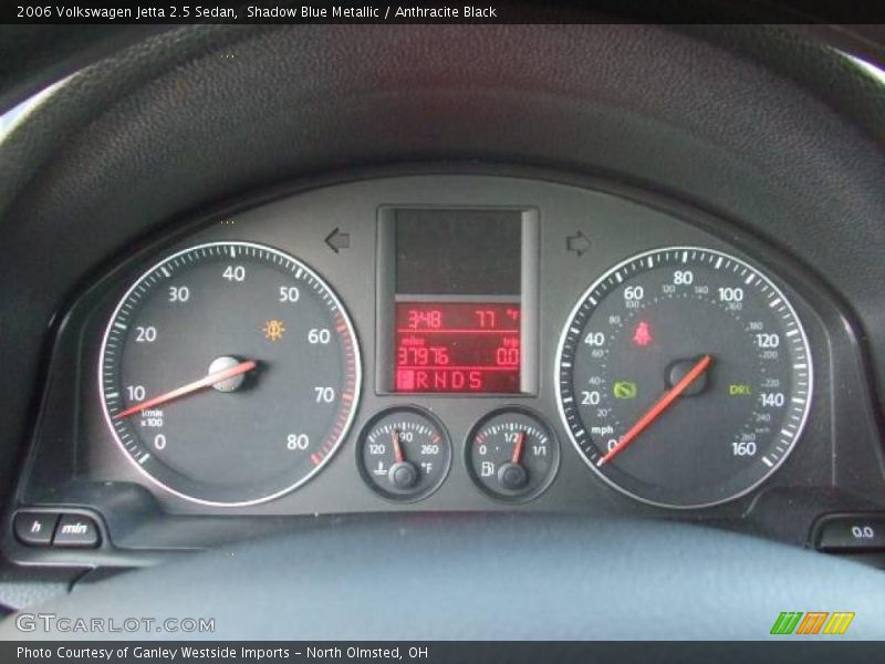 Shadow Blue Metallic / Anthracite Black 2006 Volkswagen Jetta 2.5 Sedan