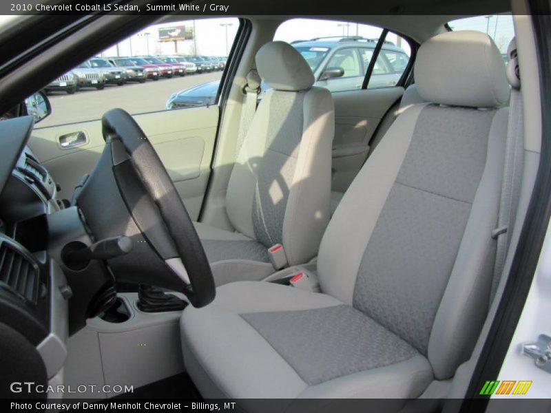 Summit White / Gray 2010 Chevrolet Cobalt LS Sedan