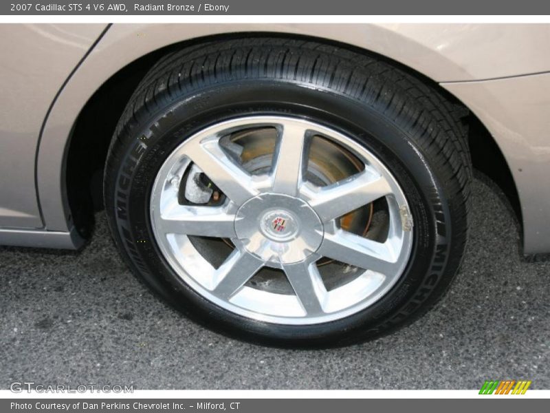 Radiant Bronze / Ebony 2007 Cadillac STS 4 V6 AWD