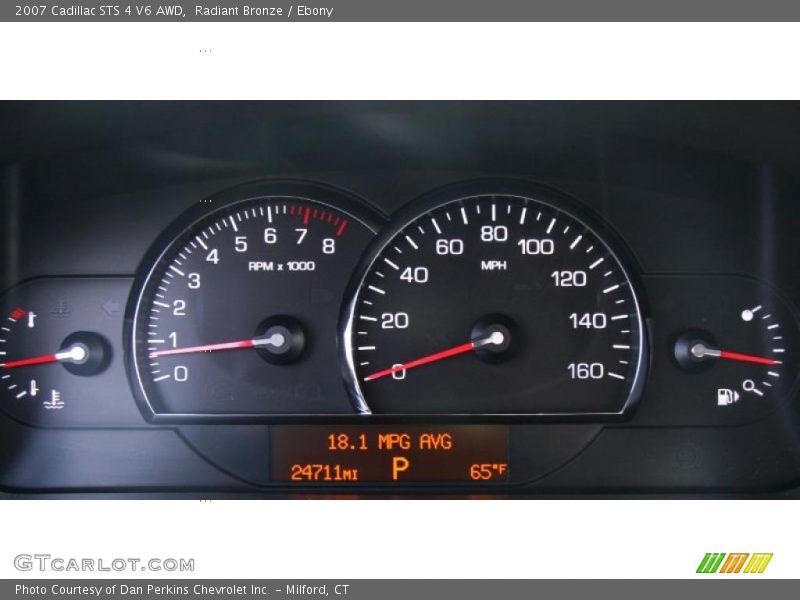 Radiant Bronze / Ebony 2007 Cadillac STS 4 V6 AWD