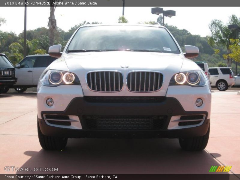 Alpine White / Sand Beige 2010 BMW X5 xDrive35d