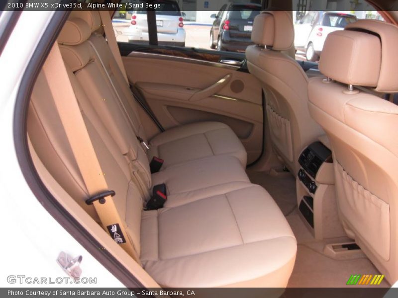 Alpine White / Sand Beige 2010 BMW X5 xDrive35d