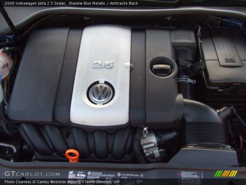 Shadow Blue Metallic / Anthracite Black 2006 Volkswagen Jetta 2.5 Sedan