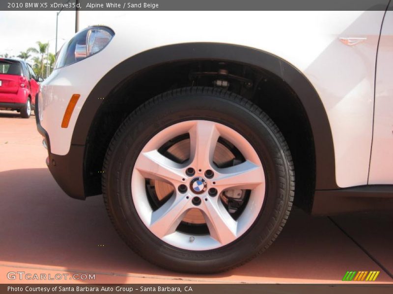 Alpine White / Sand Beige 2010 BMW X5 xDrive35d