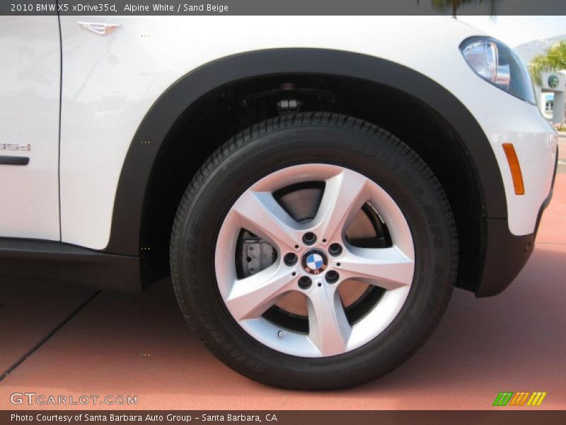 Alpine White / Sand Beige 2010 BMW X5 xDrive35d