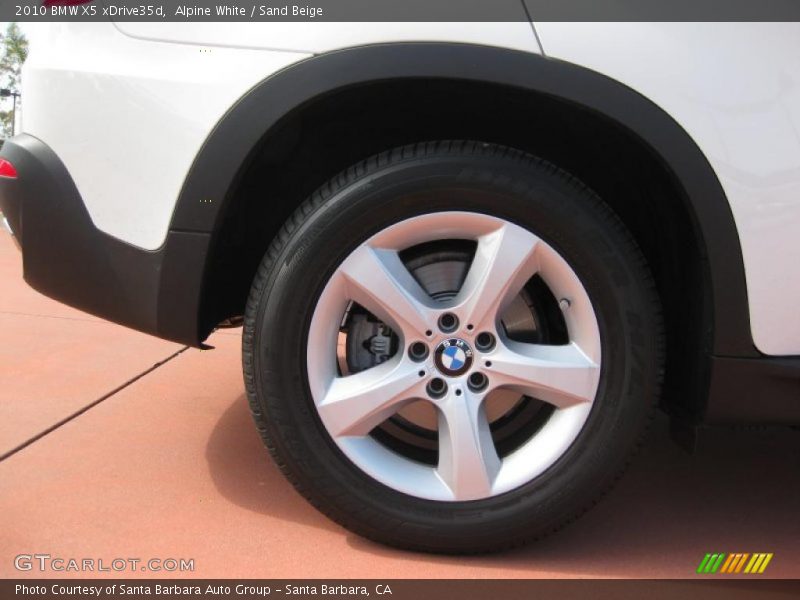Alpine White / Sand Beige 2010 BMW X5 xDrive35d