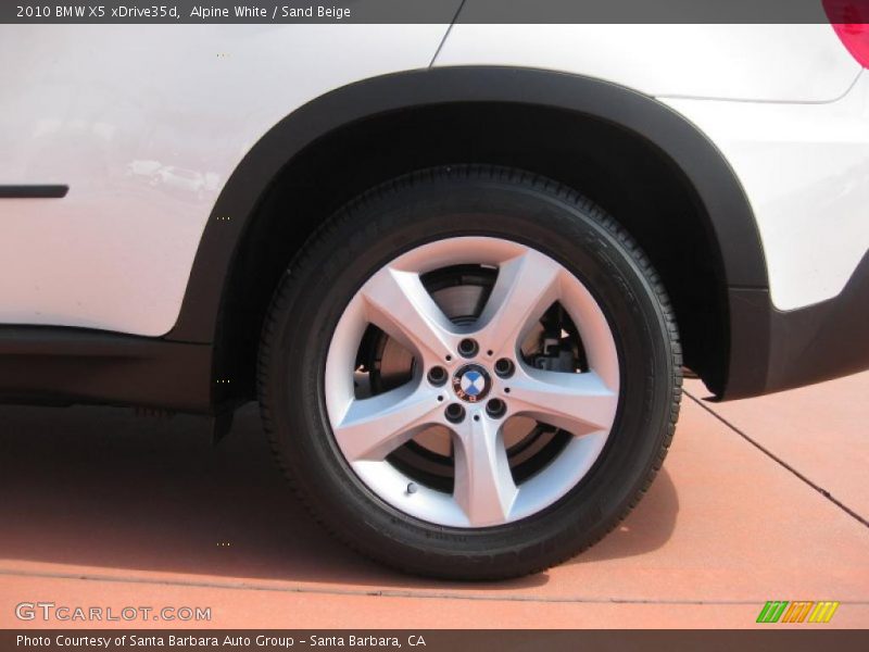 Alpine White / Sand Beige 2010 BMW X5 xDrive35d