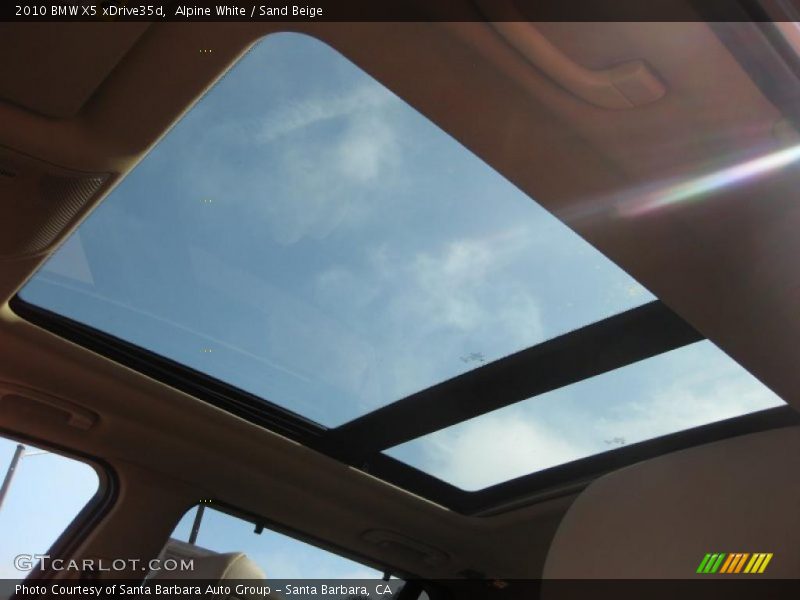 Alpine White / Sand Beige 2010 BMW X5 xDrive35d