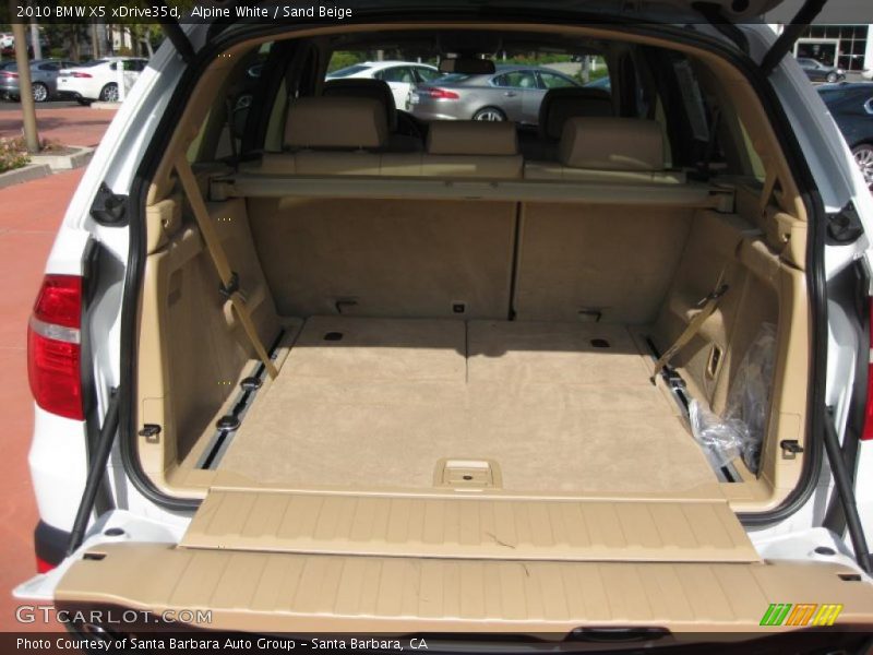 Alpine White / Sand Beige 2010 BMW X5 xDrive35d
