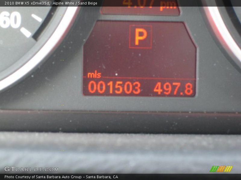 Alpine White / Sand Beige 2010 BMW X5 xDrive35d