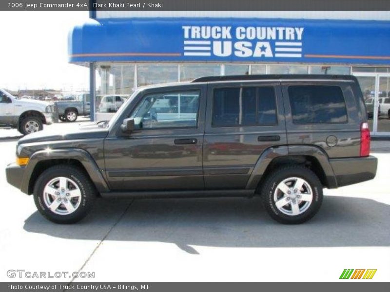 Dark Khaki Pearl / Khaki 2006 Jeep Commander 4x4