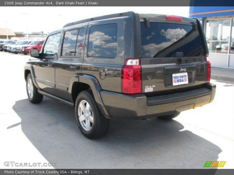 Dark Khaki Pearl / Khaki 2006 Jeep Commander 4x4