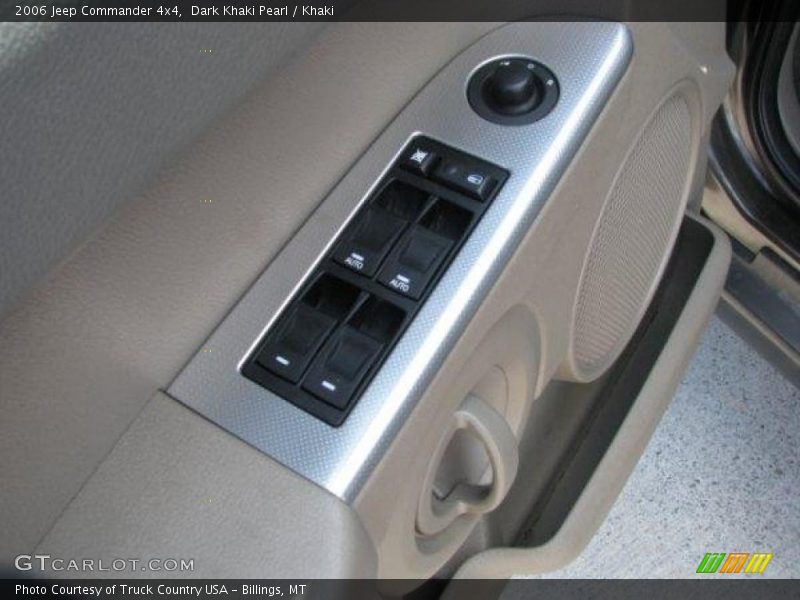 Dark Khaki Pearl / Khaki 2006 Jeep Commander 4x4