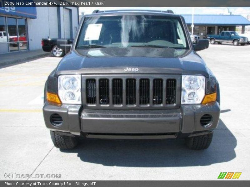 Dark Khaki Pearl / Khaki 2006 Jeep Commander 4x4