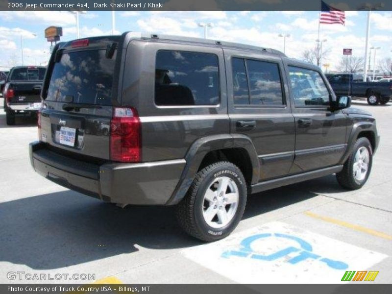 Dark Khaki Pearl / Khaki 2006 Jeep Commander 4x4
