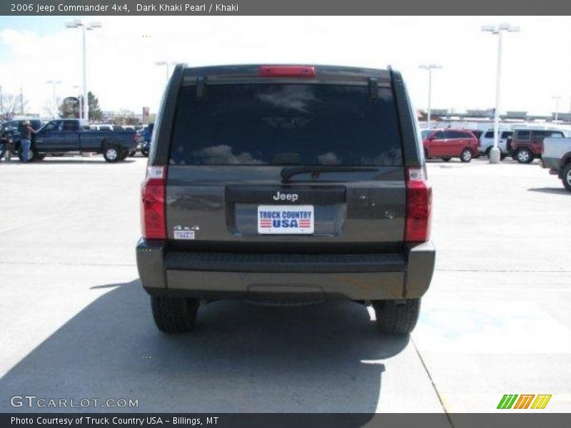 Dark Khaki Pearl / Khaki 2006 Jeep Commander 4x4