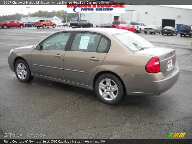 Amber Bronze Metallic / Cashmere Beige 2007 Chevrolet Malibu LT Sedan