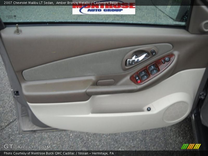 Amber Bronze Metallic / Cashmere Beige 2007 Chevrolet Malibu LT Sedan