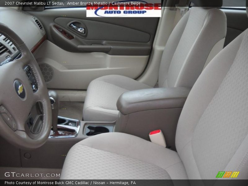 Amber Bronze Metallic / Cashmere Beige 2007 Chevrolet Malibu LT Sedan