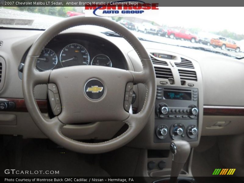 Amber Bronze Metallic / Cashmere Beige 2007 Chevrolet Malibu LT Sedan