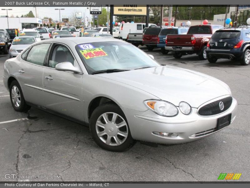 Platinum Metallic / Gray 2007 Buick LaCrosse CX