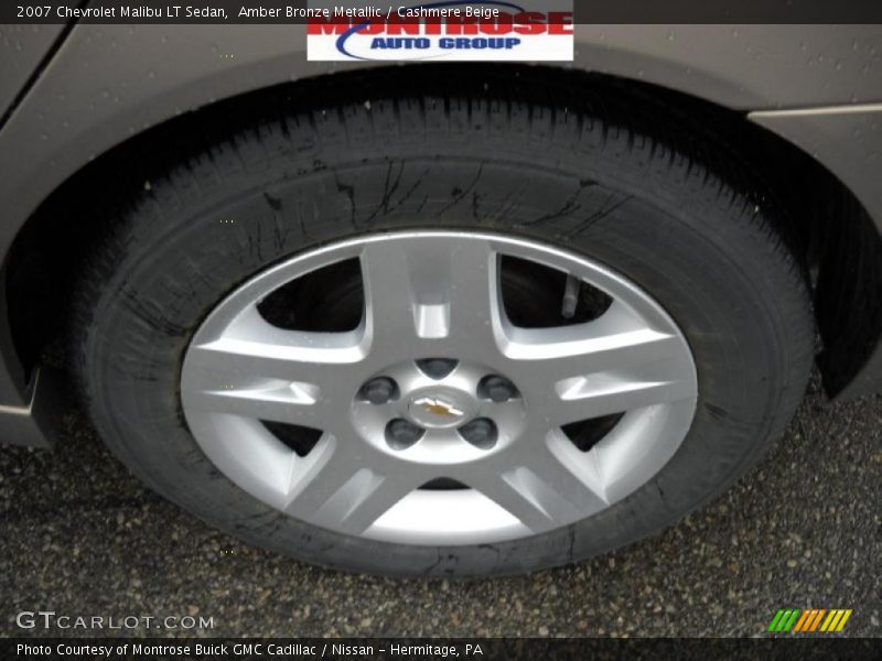 Amber Bronze Metallic / Cashmere Beige 2007 Chevrolet Malibu LT Sedan