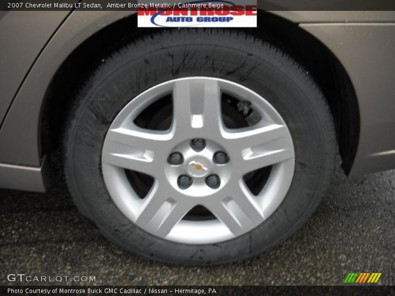 Amber Bronze Metallic / Cashmere Beige 2007 Chevrolet Malibu LT Sedan