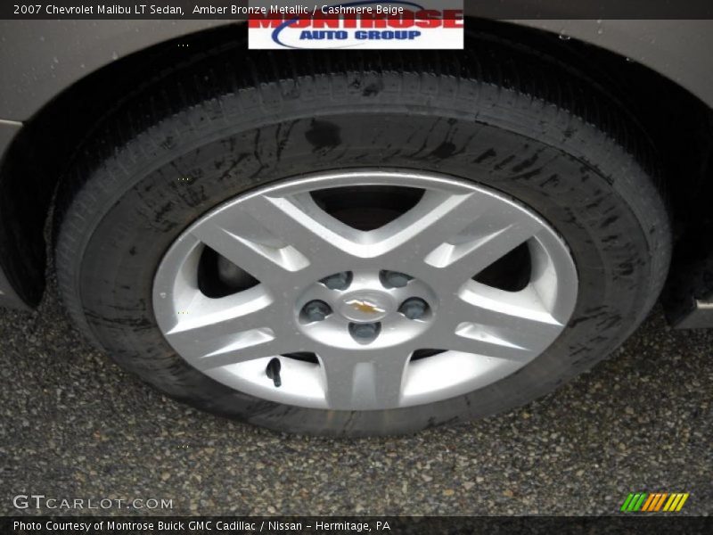 Amber Bronze Metallic / Cashmere Beige 2007 Chevrolet Malibu LT Sedan