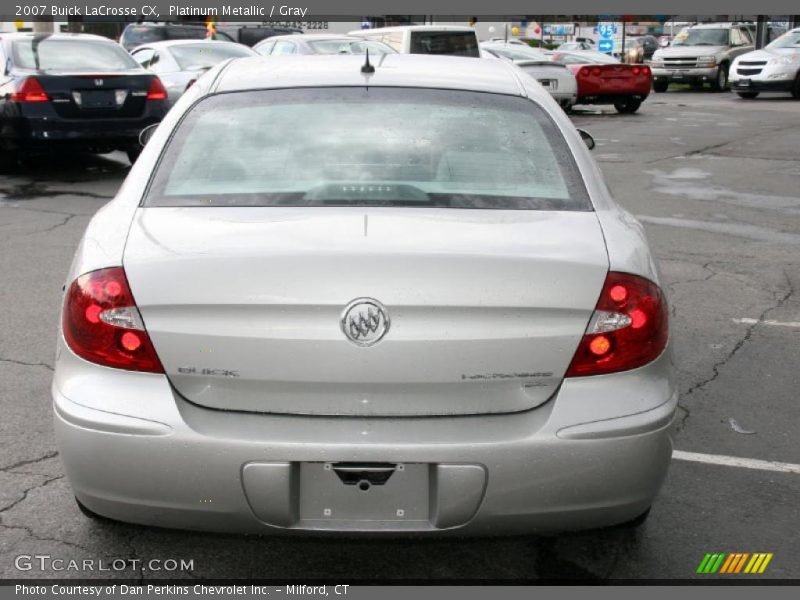 Platinum Metallic / Gray 2007 Buick LaCrosse CX
