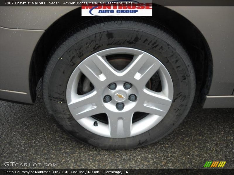 Amber Bronze Metallic / Cashmere Beige 2007 Chevrolet Malibu LT Sedan